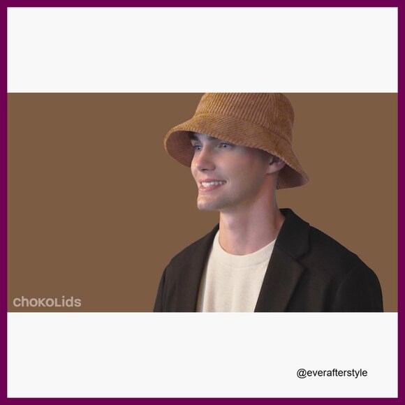 Corduroy Bucket Hat Adjustable Soft Lightweight Outdoor Sun Protection main image 6